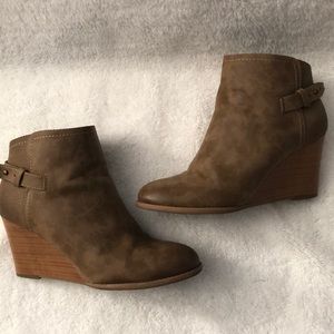 Brown booties